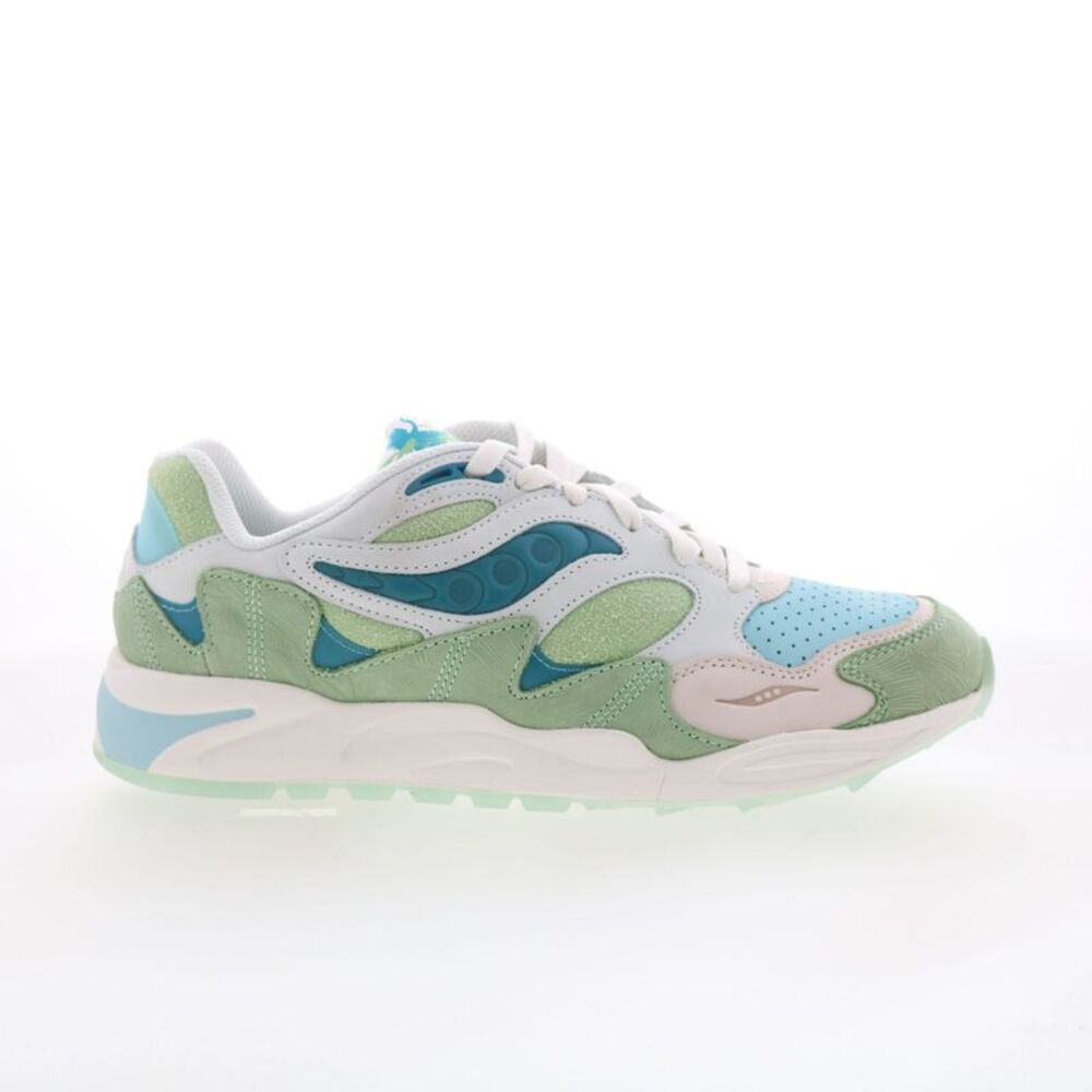 Saucony Mens Grid Shadow 2 Green Shoes (NWT)